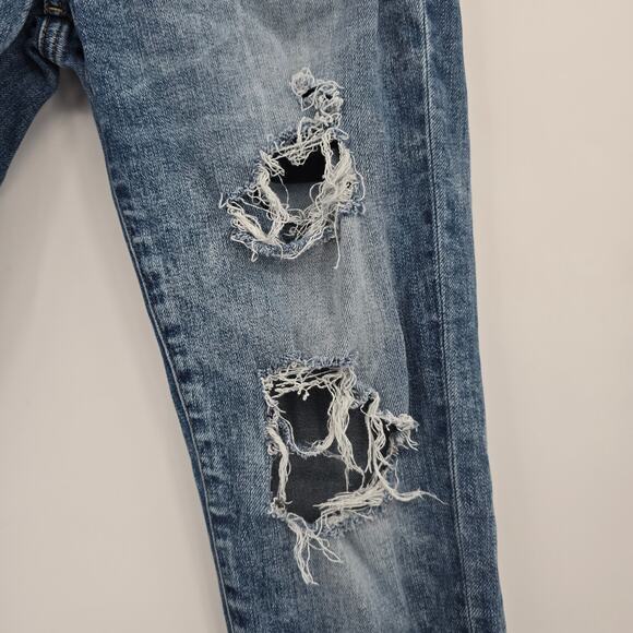 American Eagle Men's Distressed Next Level Airflex Skinny Jeans Size 29x30 - Picture 9 of 14